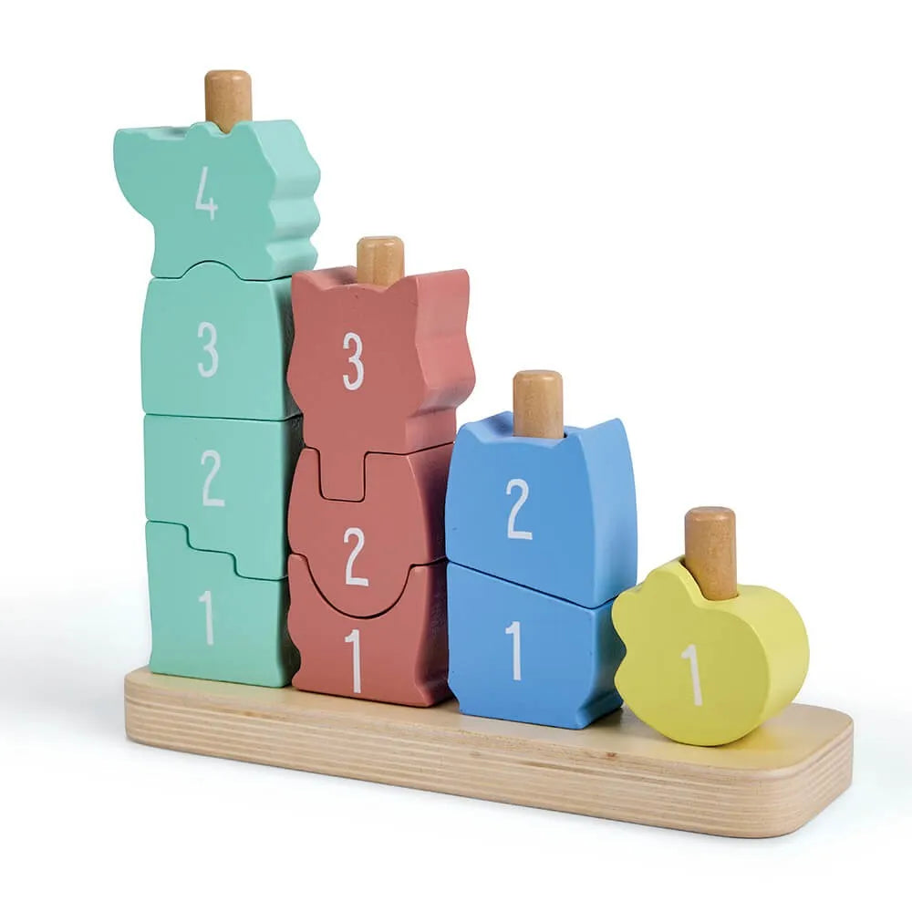 Jeu Empilable en Bois Eurekakids 12M+