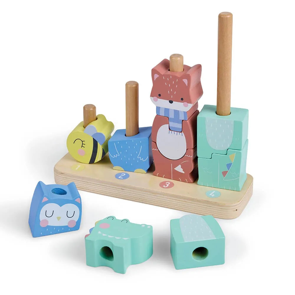 Jeu Empilable en Bois Eurekakids 12M+