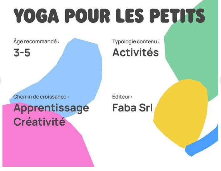Personnage sonore Yoga pour les petits - FABA