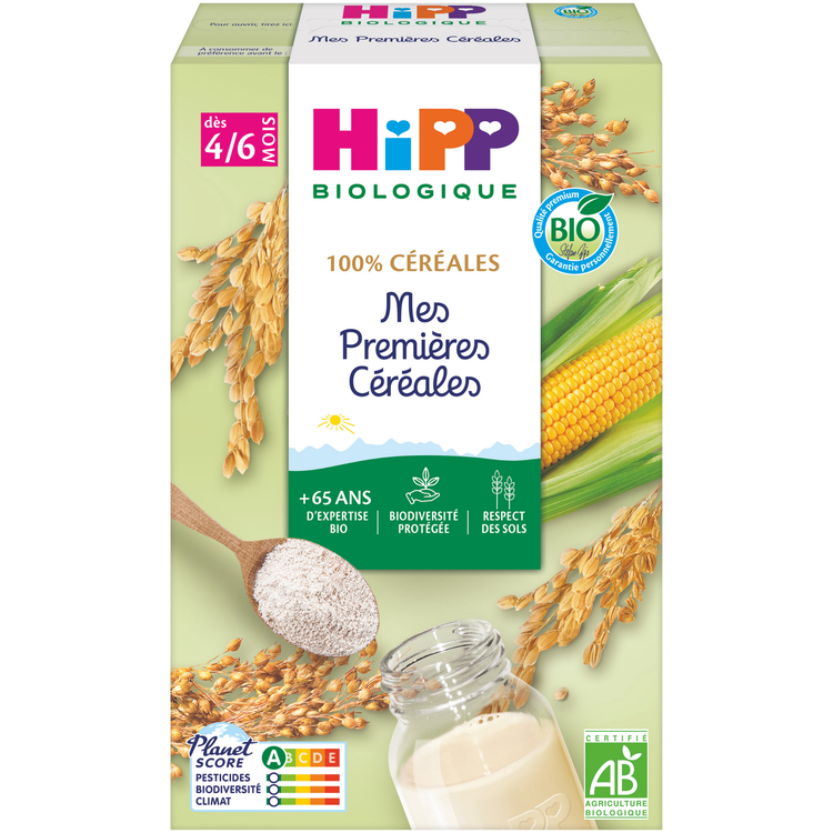 Hipp 100 Céréales Bio Mes premières céréales dès 4/6 mois Atelier — free download