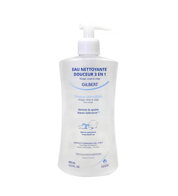Gilbert Eau Nettoyante Douceur 3 en 1 - 400ml