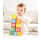 HAPE - Educational Grip-N-Stack Silicone Wooden Blocks - 10 Pcs