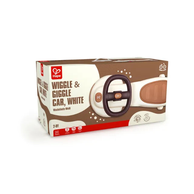 Voiture Hape Wiggle & Giggle - Blanche