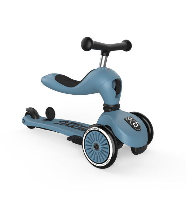 Trottinette Highwaykick 1 Push & Go - Steel - Scoot and Ride