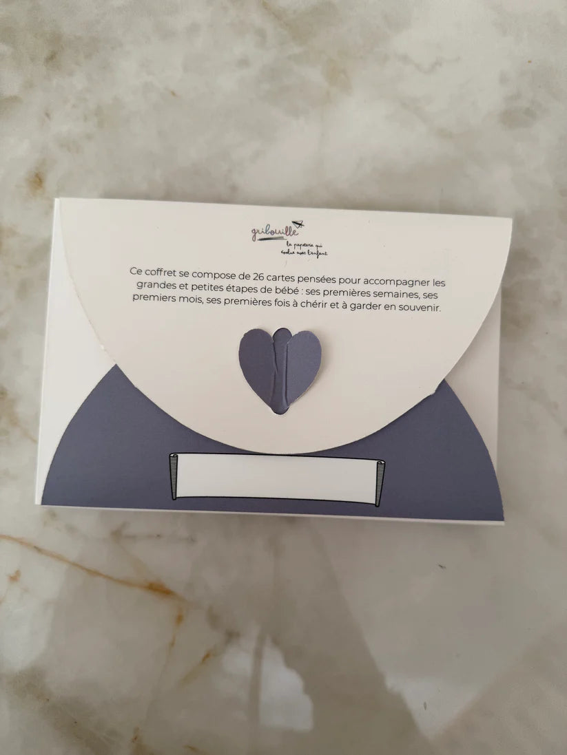 Cartes étapes - premières fois de bébé