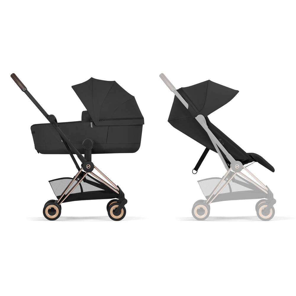 NEW Pack Coya + Nacelle pliable Rose Gold Sepia Black : Nouvelle génération – CYBEX