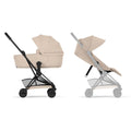 NEW Pack Coya + Nacelle pliable Matt Black Cozy beige – Nouvelle génération – CYBEX