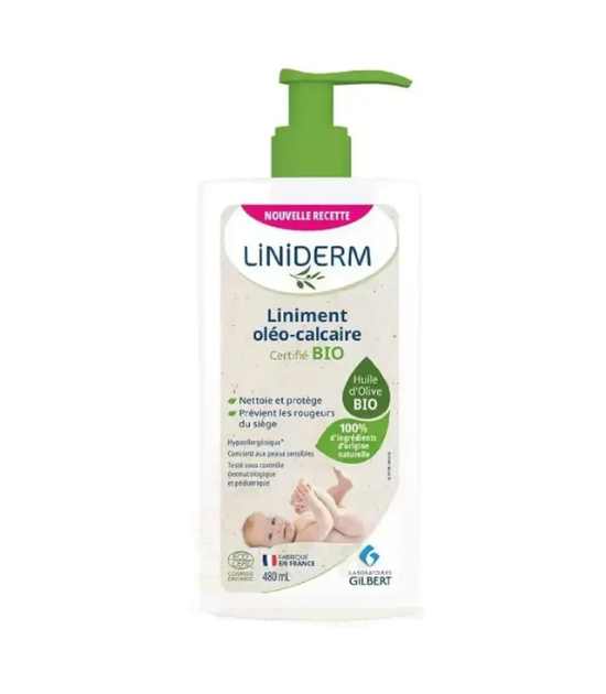 Gilbert Liniderm Liniment Oléo-Calcaire Stabilisé pompe - 480ml