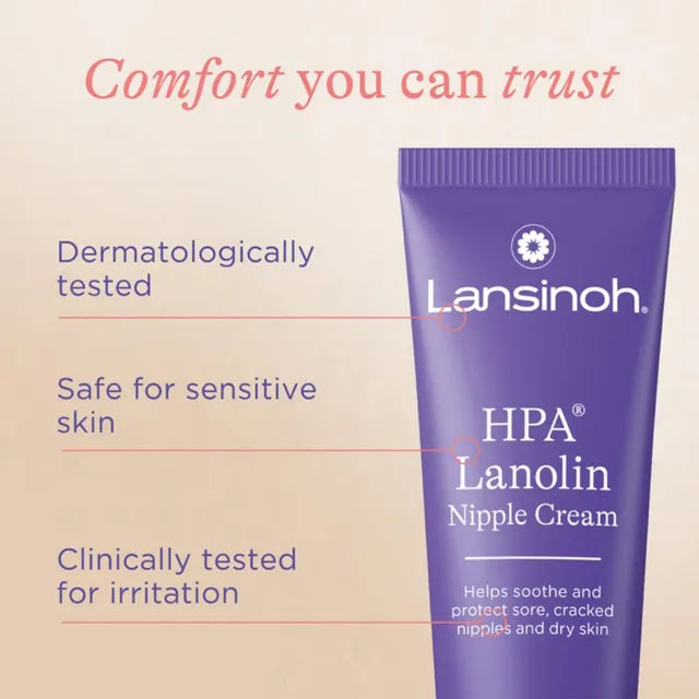 Crème Lansinoh à la Lanoline HPA® - Soins mamelons 40ml