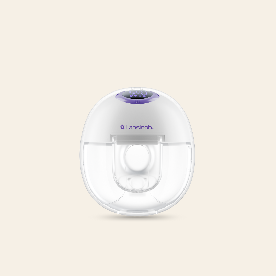 Tire-lait mains libres compact simple – Lansinoh