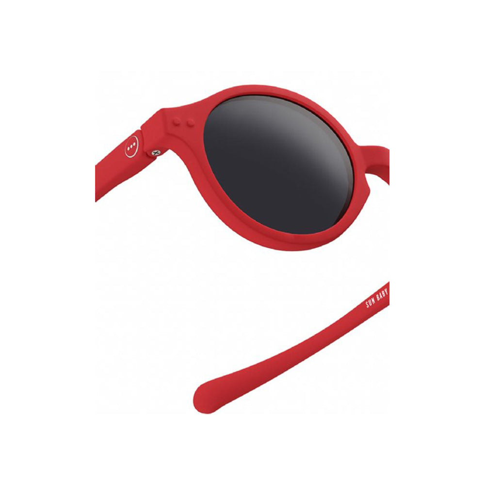 Izipizi Lunettes de soleil bébé rouge 0-9m