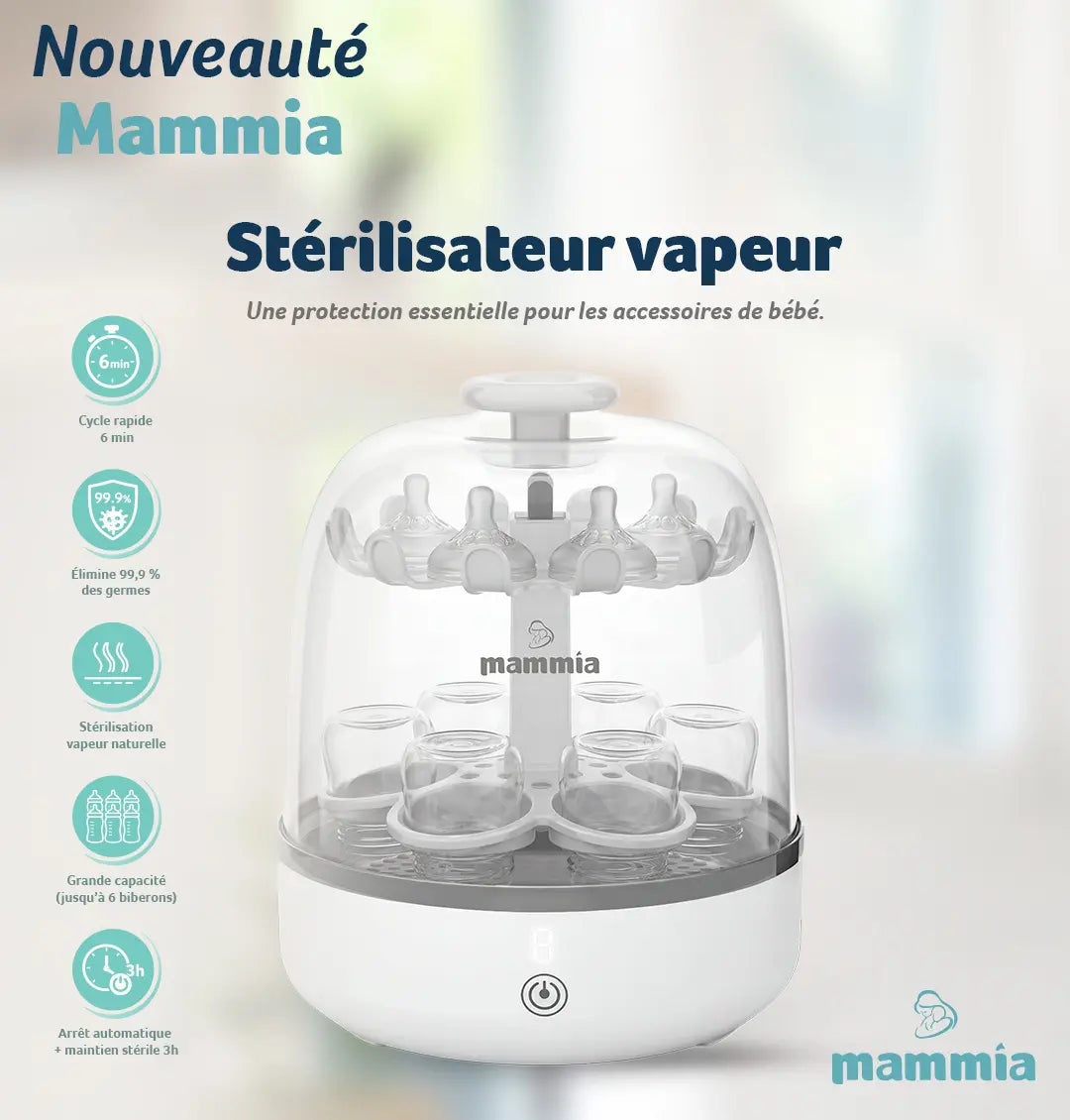 Mammia - Stérilisateur de Biberons