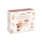 Miniland Set de 4 Pots de Conservation Valencia - 250 ml