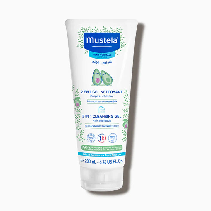 Mustela Gel Nettoyant 2 en 1 Cheveux et Corps - 200ml