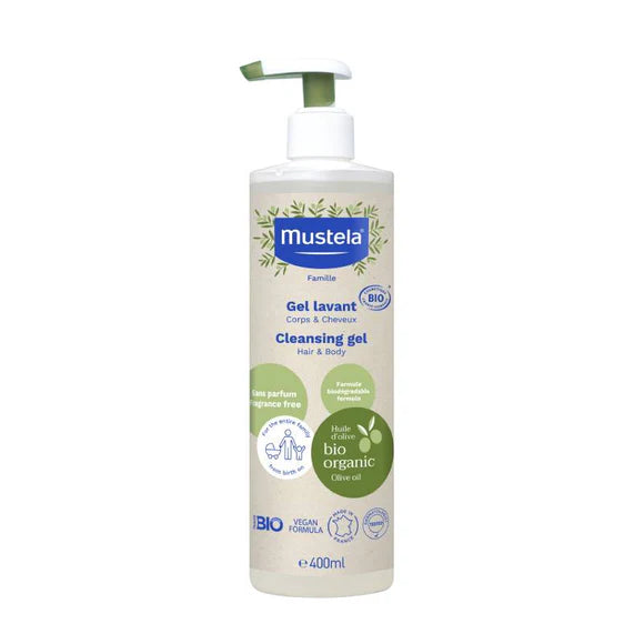 Gel nettoyant corps et cheveux certifié bio - 400 ml