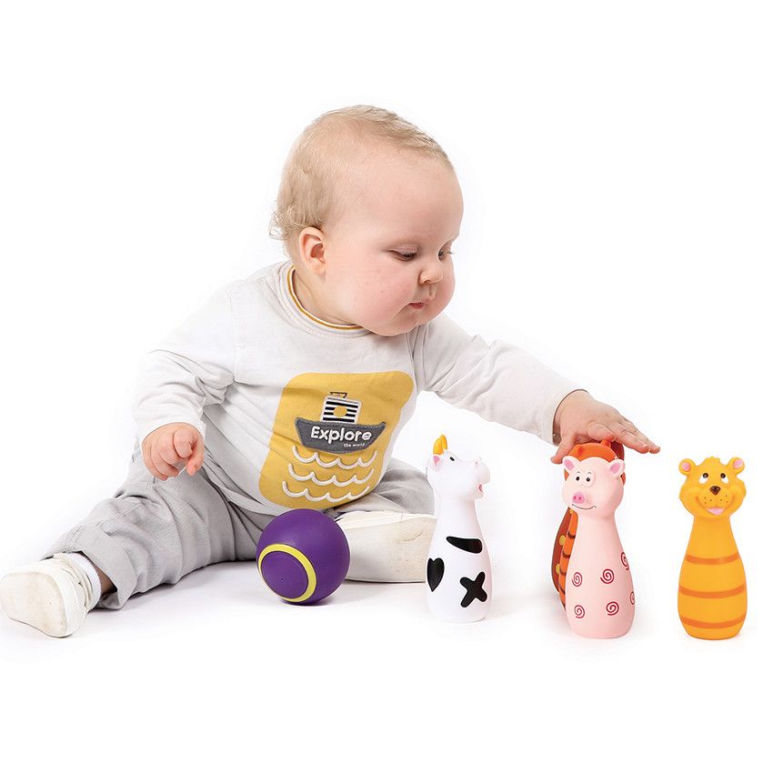 Ludi Jeu De Quilles Animaux - 10m+