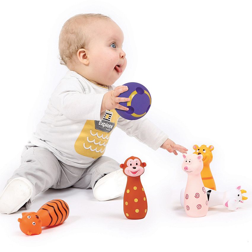 Ludi Jeu De Quilles Animaux - 10m+