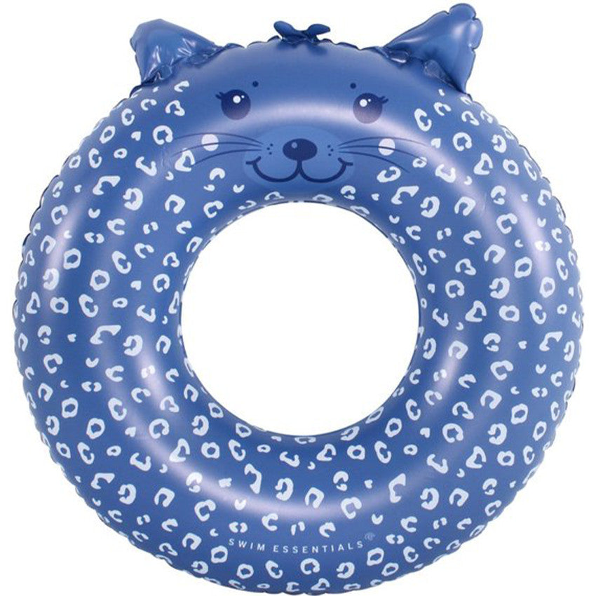 Bouée animal imprimé Panthère Bleu Ø 55 cm