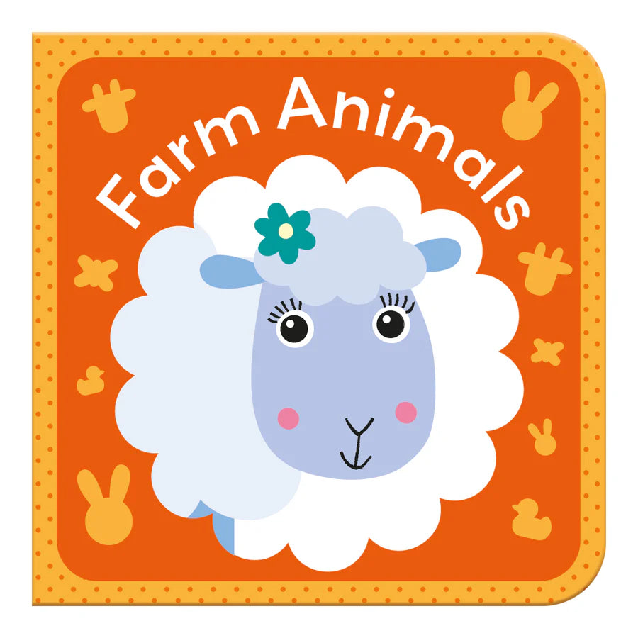 À la ferme – Coffret de 6 mini-livres cartonnés – Premiers apprentissages pour bébés et jeunes enfants