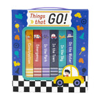Coffret de 6 mini-livres cartonnés « Voitures pour bébés et tout-petits »