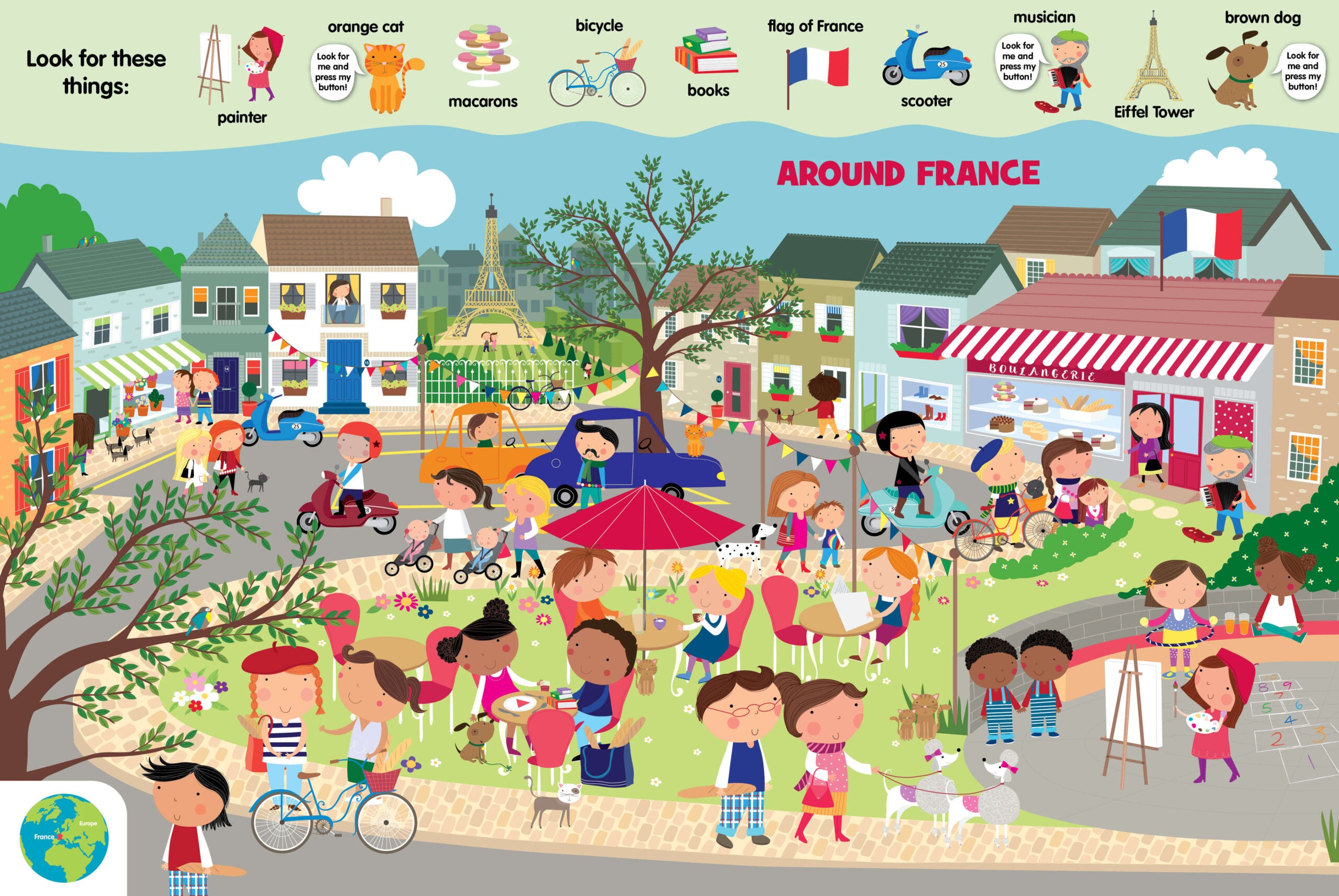 Search & Find Around The World