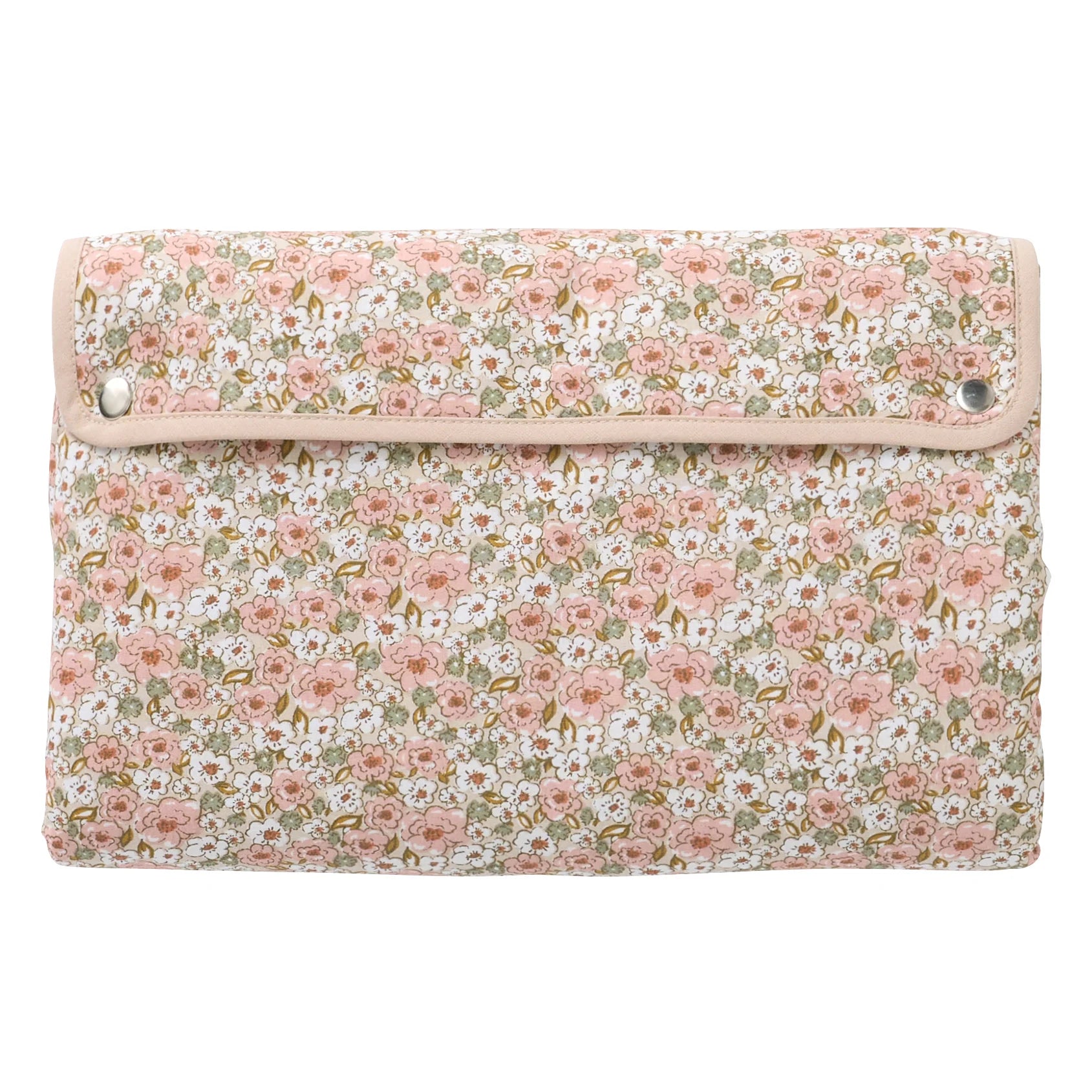 Tapis à langer nomade imp. liberty / biscuit