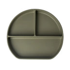 YUMMY Assiette en Silicone Multi-Compartiments avec Ventouse 4M+