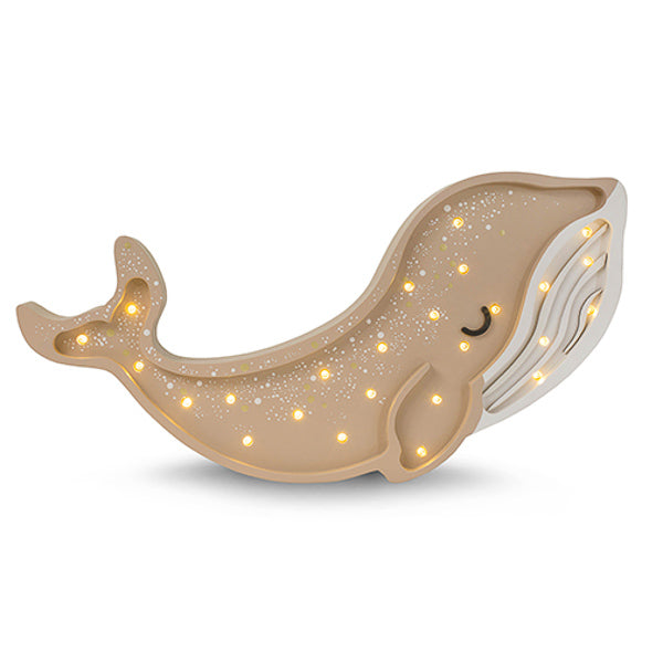 Little Lights Whale Lamp | Cinnamon Brown