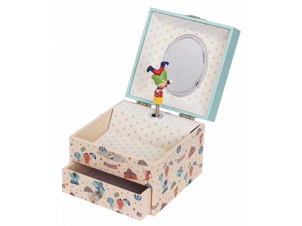 Boite à Musique Cube Phosphorescent Circus