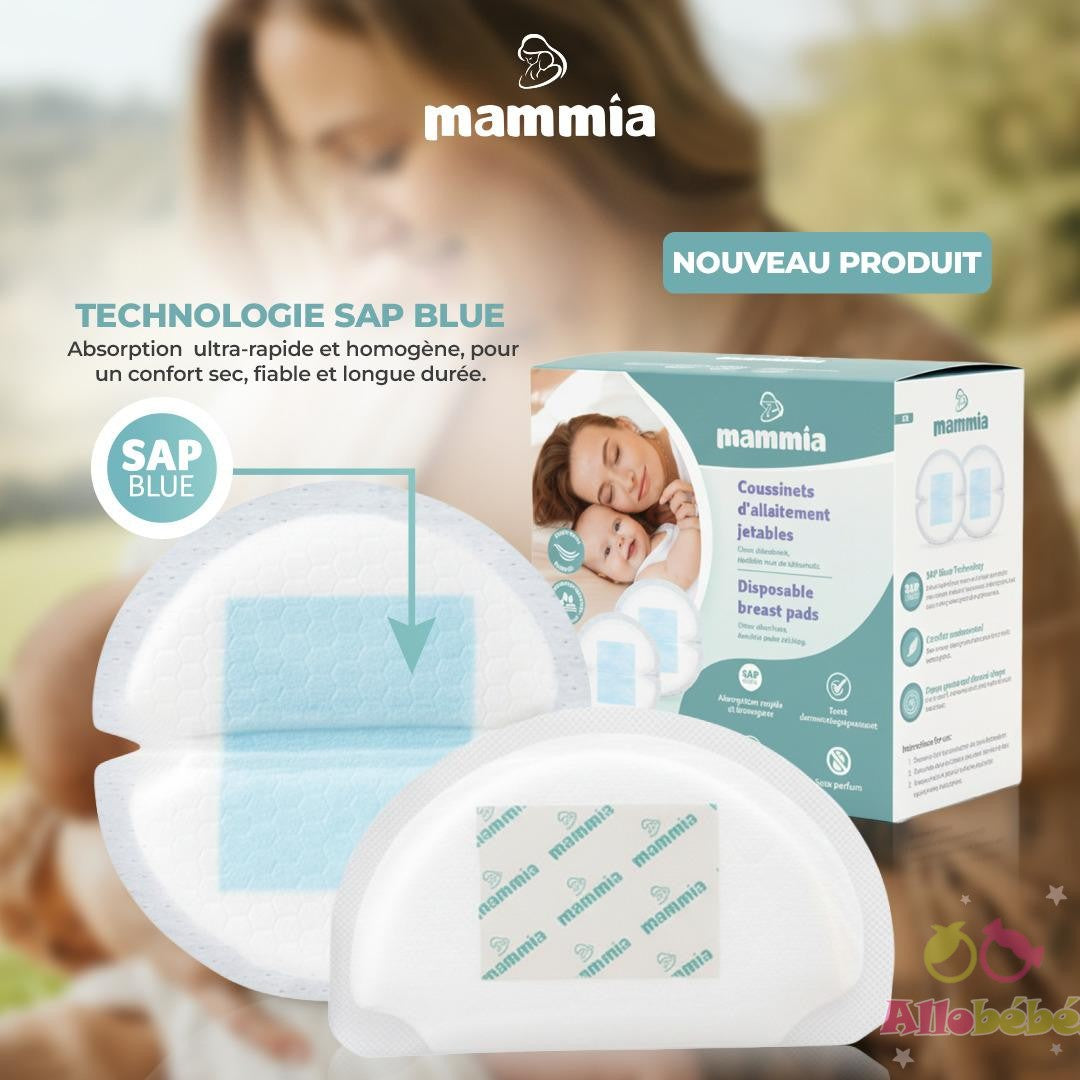 Coussinets d’Allaitement Jetables Protection Sèche – Mammia