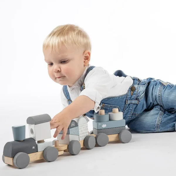 Train d’empilage - Bleu +18M