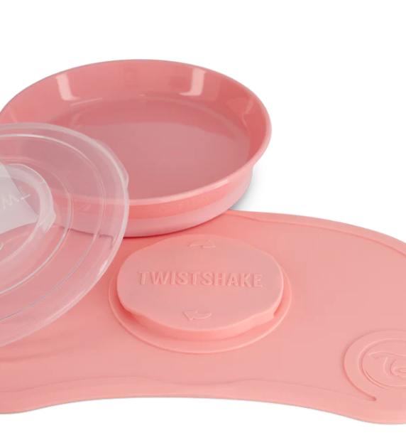 Mini Click-mat + plate - Rose