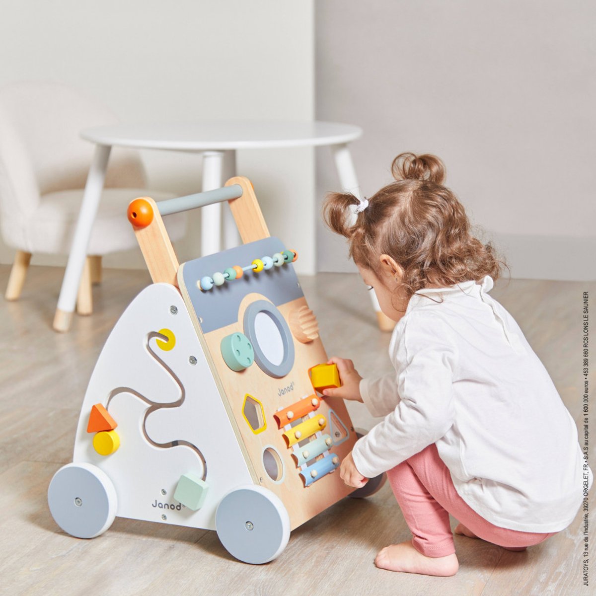 Chariot multi activités sweet cocoon en bois