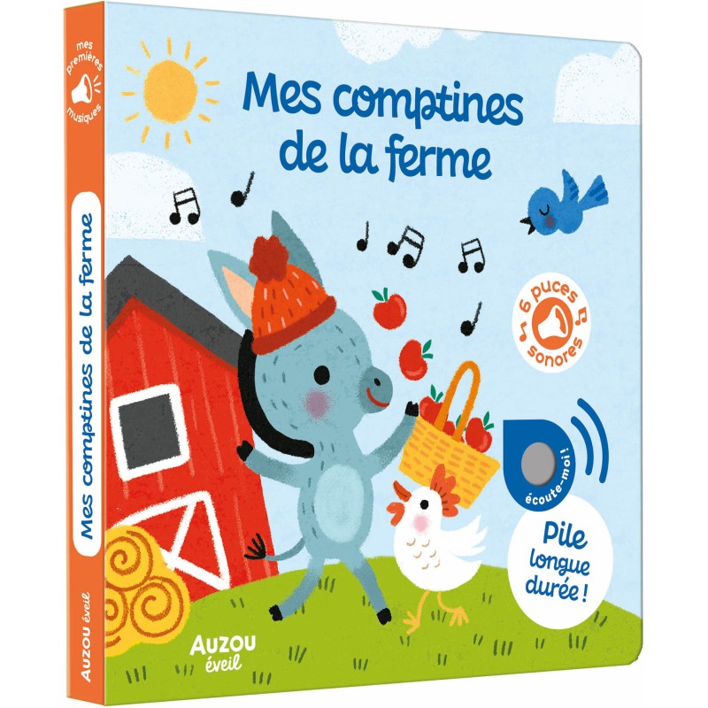 Mes premiers sonores : Mes comptines de la ferme - Auzou