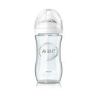 Avent : Biberon Natural en Verre anti-colique 1M+ 240 ml
