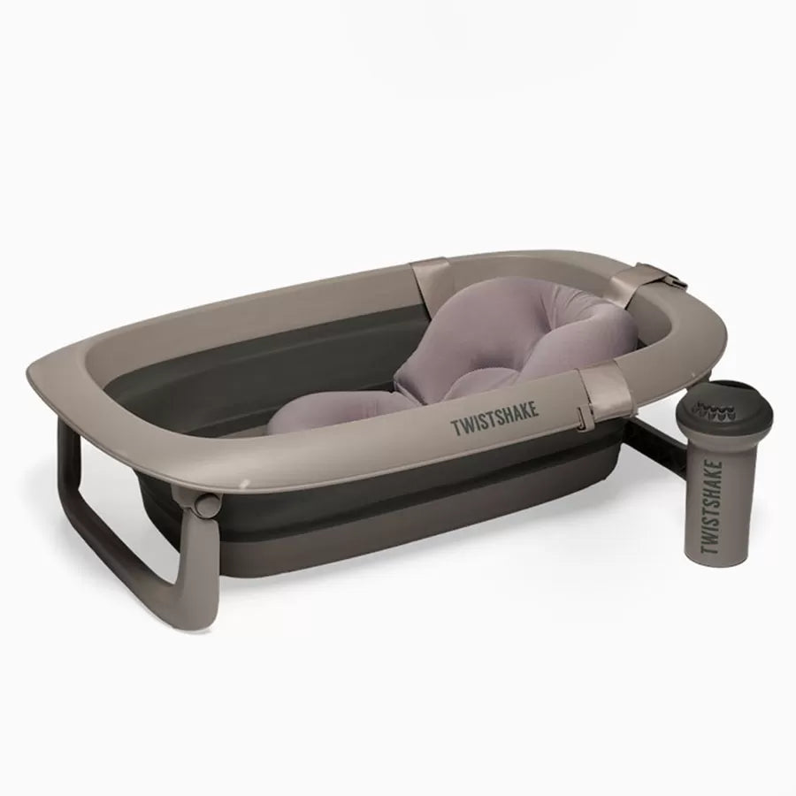 Twistshake Pack Baignoire Bébé 4-en-1 Gris Pastel