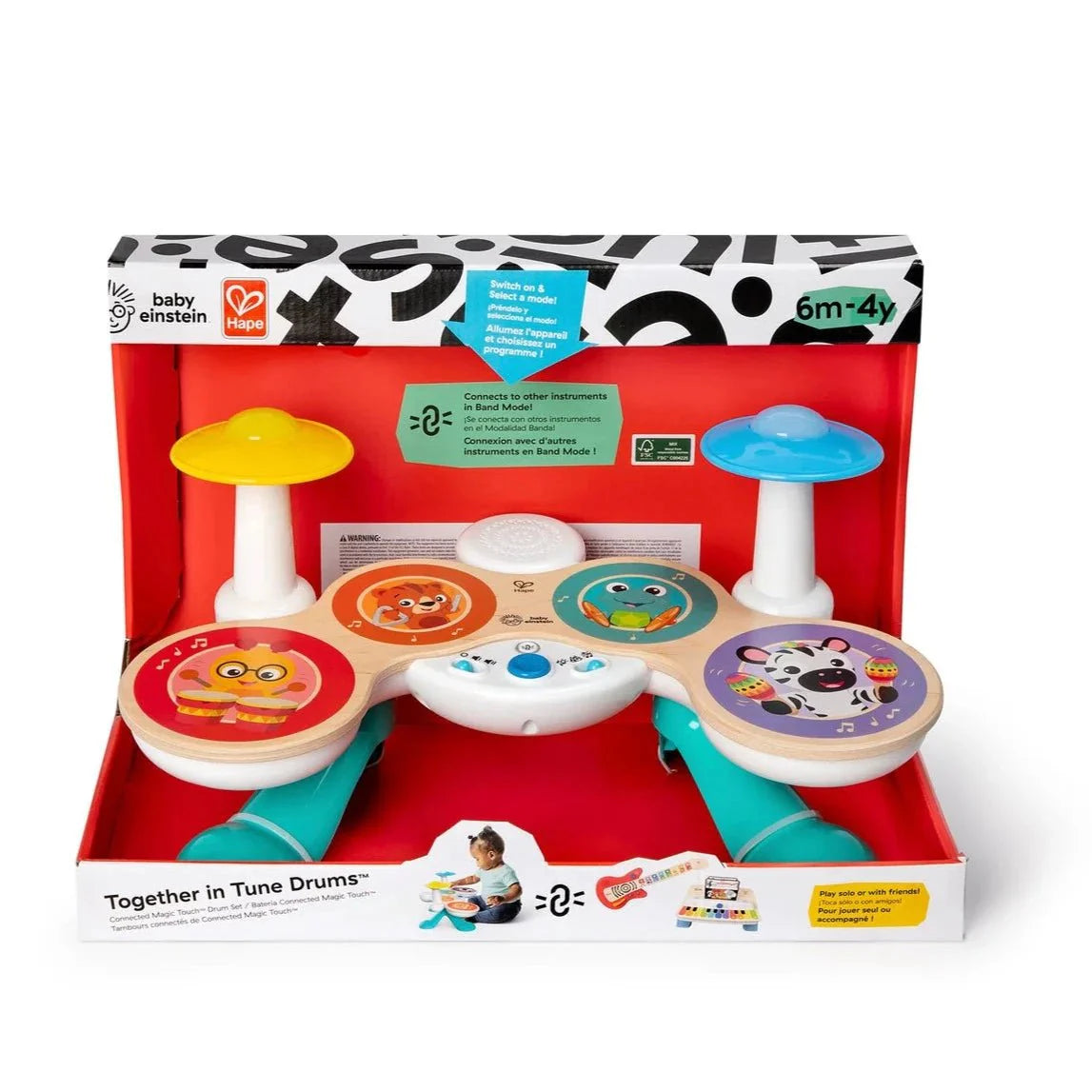 HAPE - Together in Tune Drums - Connected Magic Touch Drum Set