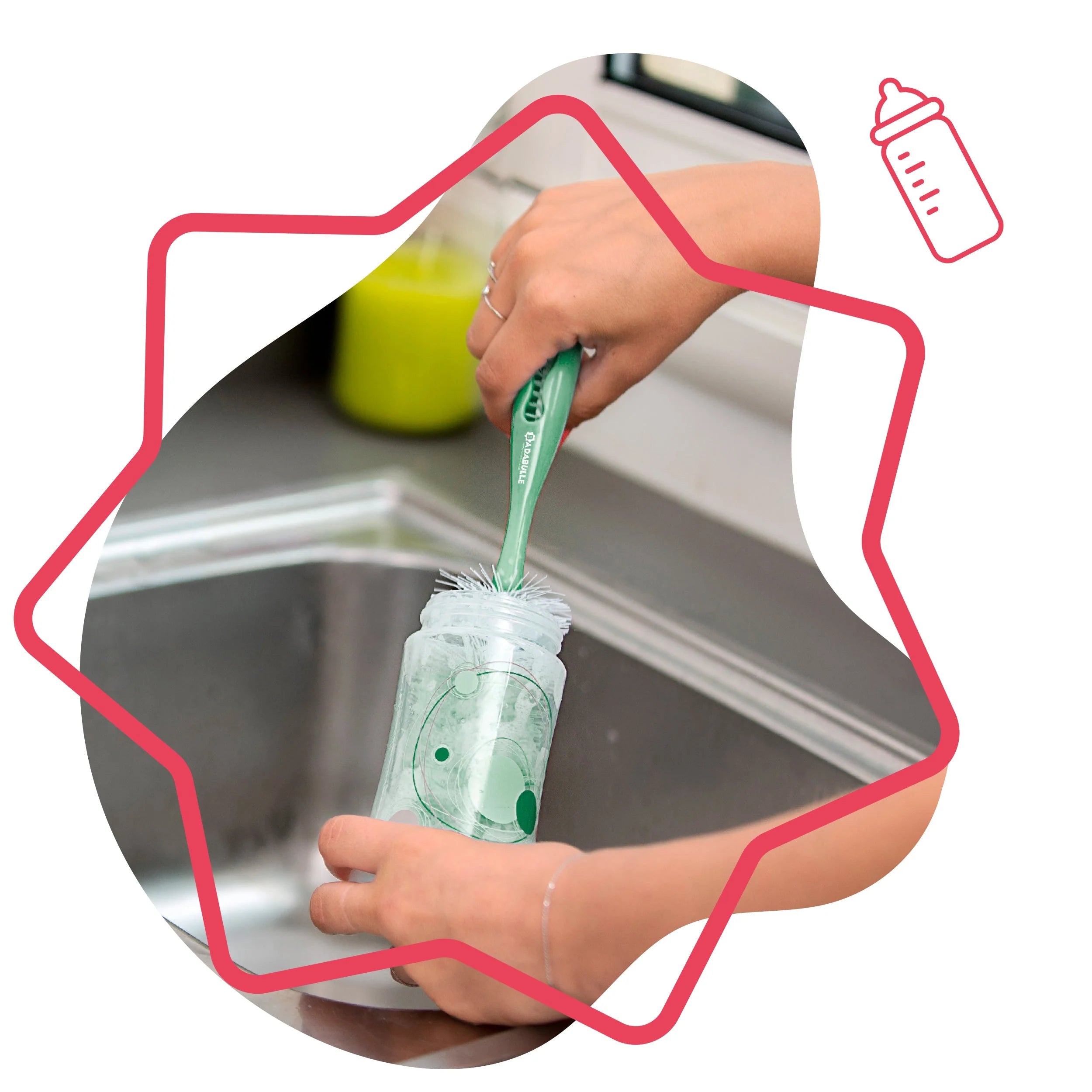 Goupillon pour Biberon - Badabulle