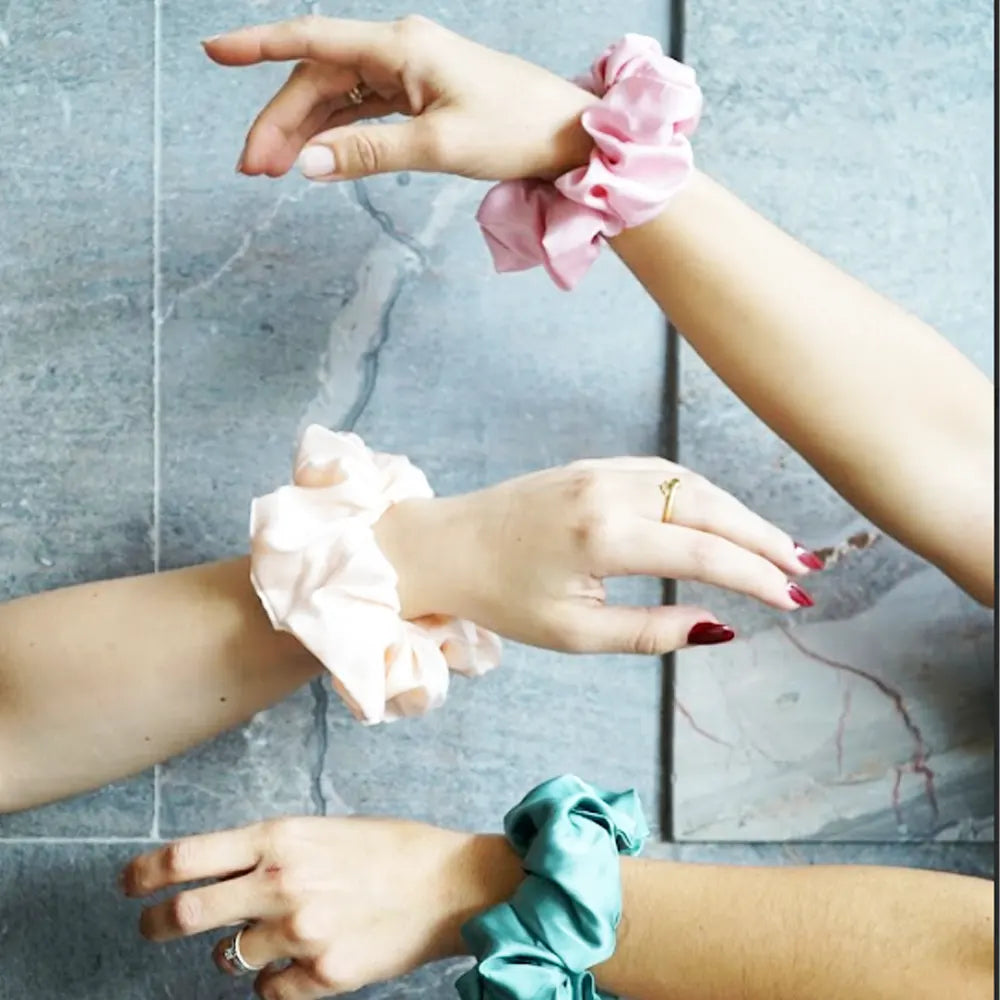 Bambidou Chouchou en Soie - Rose