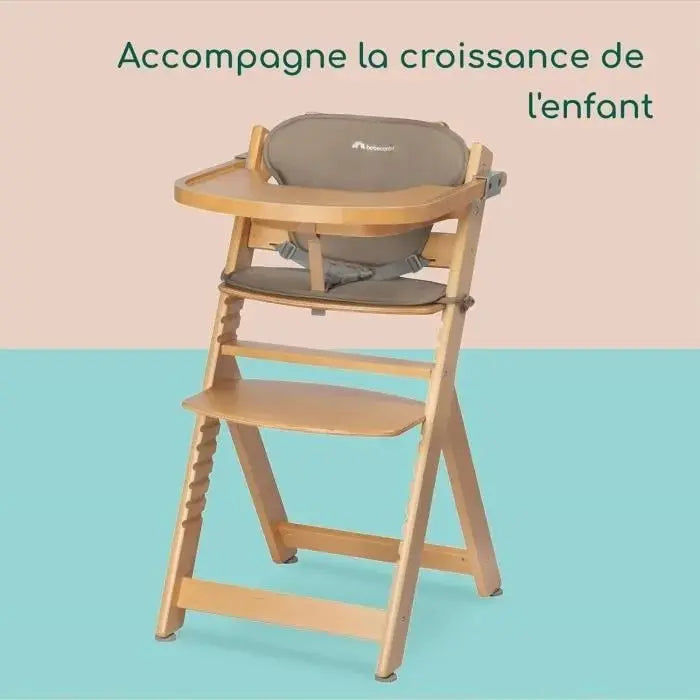 Chaise haute timba natural wood