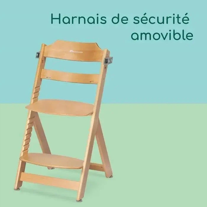 Chaise haute timba natural wood