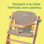 Chaise haute timba natural wood