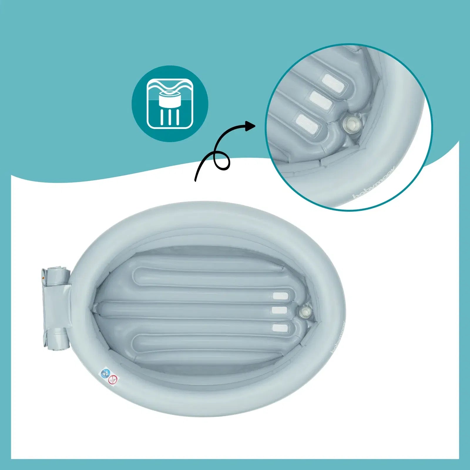 Baignoire Gonflable Evolutive Aqua Dots