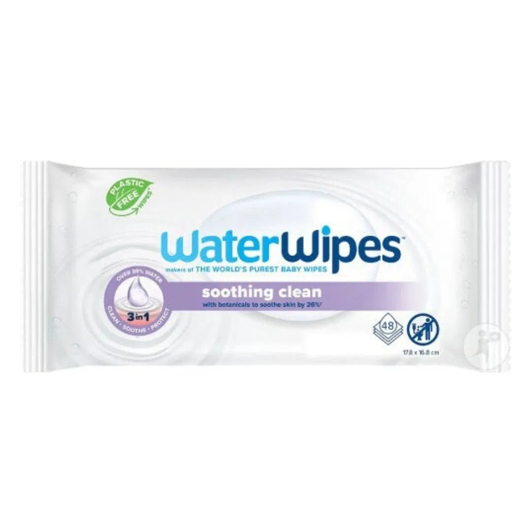 WaterWipes Lingettes Apaisantes Extrait De Lavande x48