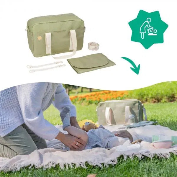 Badabulle Sac à Langer Bowling – Olive