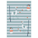 Bimbidreams Serviette de plage 100x150cm - Gavina Azul