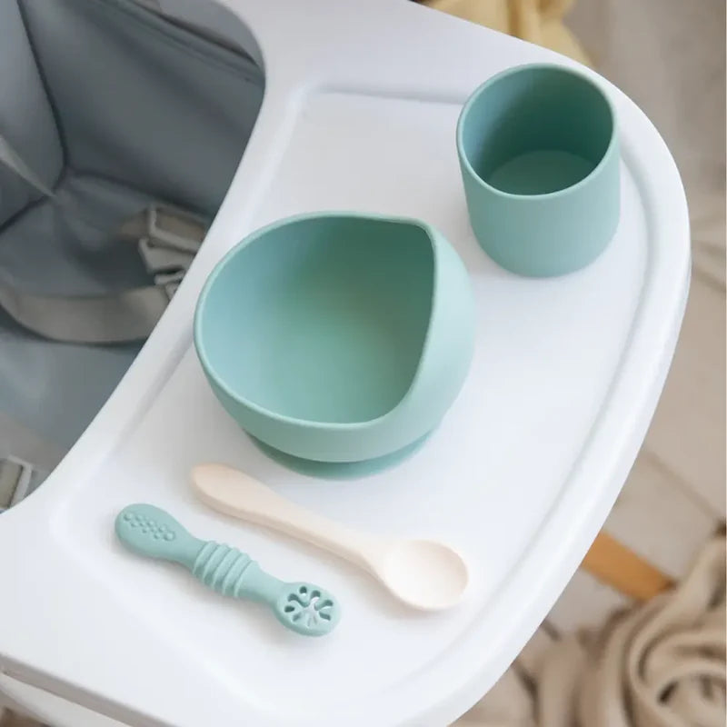 YUMMY Coffret Repas Silicone 4M+