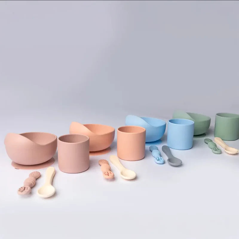 YUMMY Coffret Repas Silicone 4M+