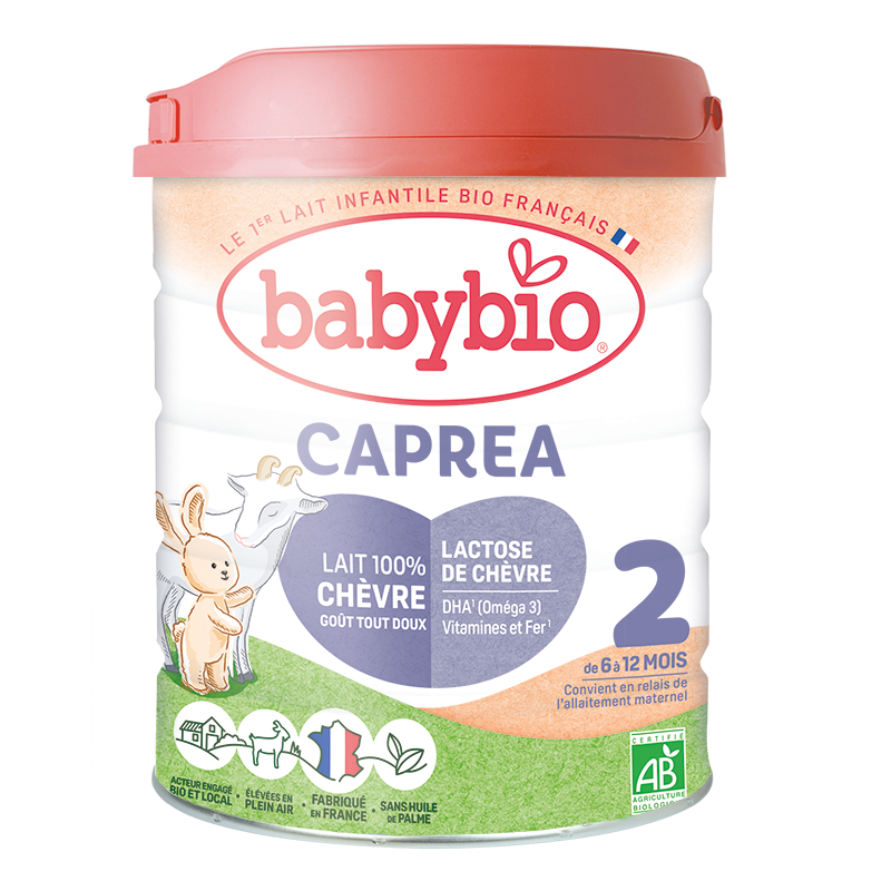 Babybio Capréa 2 Lait de chèvre Bio 800g