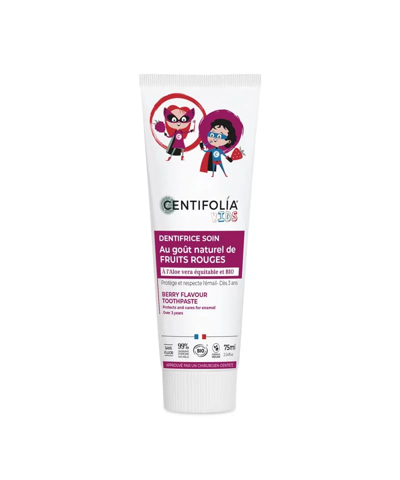 Dentifrice Goût Fruits Rouges Bio Centifolia 3A+- 75ml